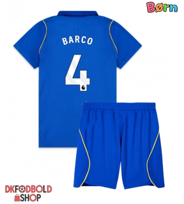 Chelsea Valentin Barco #4 Hjemmebanesæt Børn 2026-27 Kort ærmer (+ korte bukser)